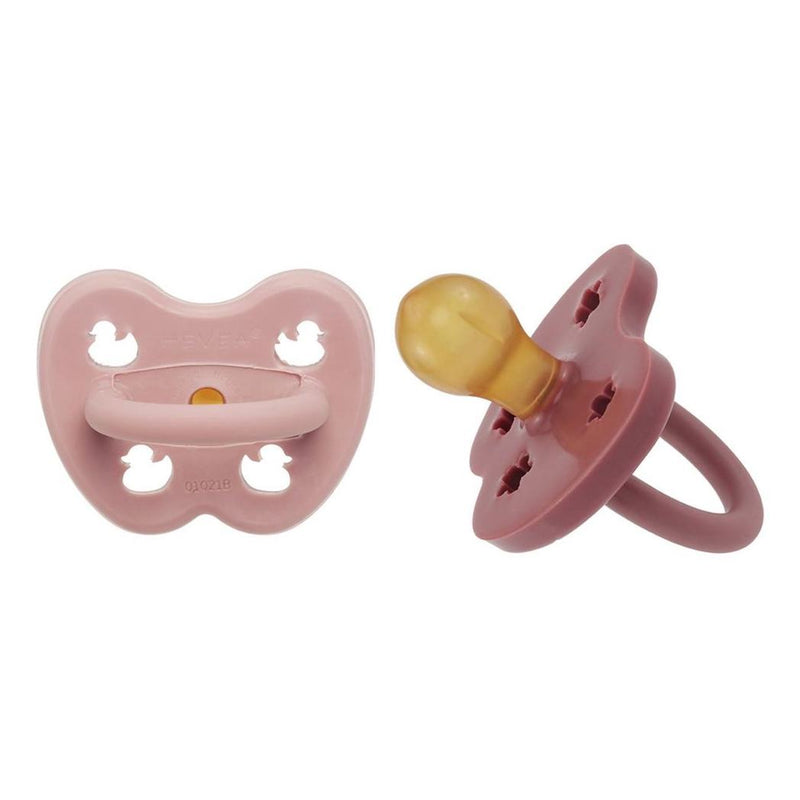Hevea Baby Nuggi aus Naturkautschuk Cottage Baby Blush Round 3-36M bei Yay Kids